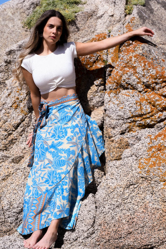 Falda Dominique Azul