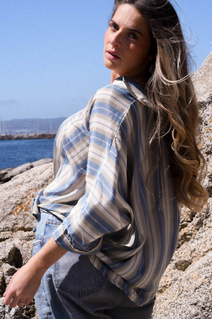 Blusa Marina Celeste