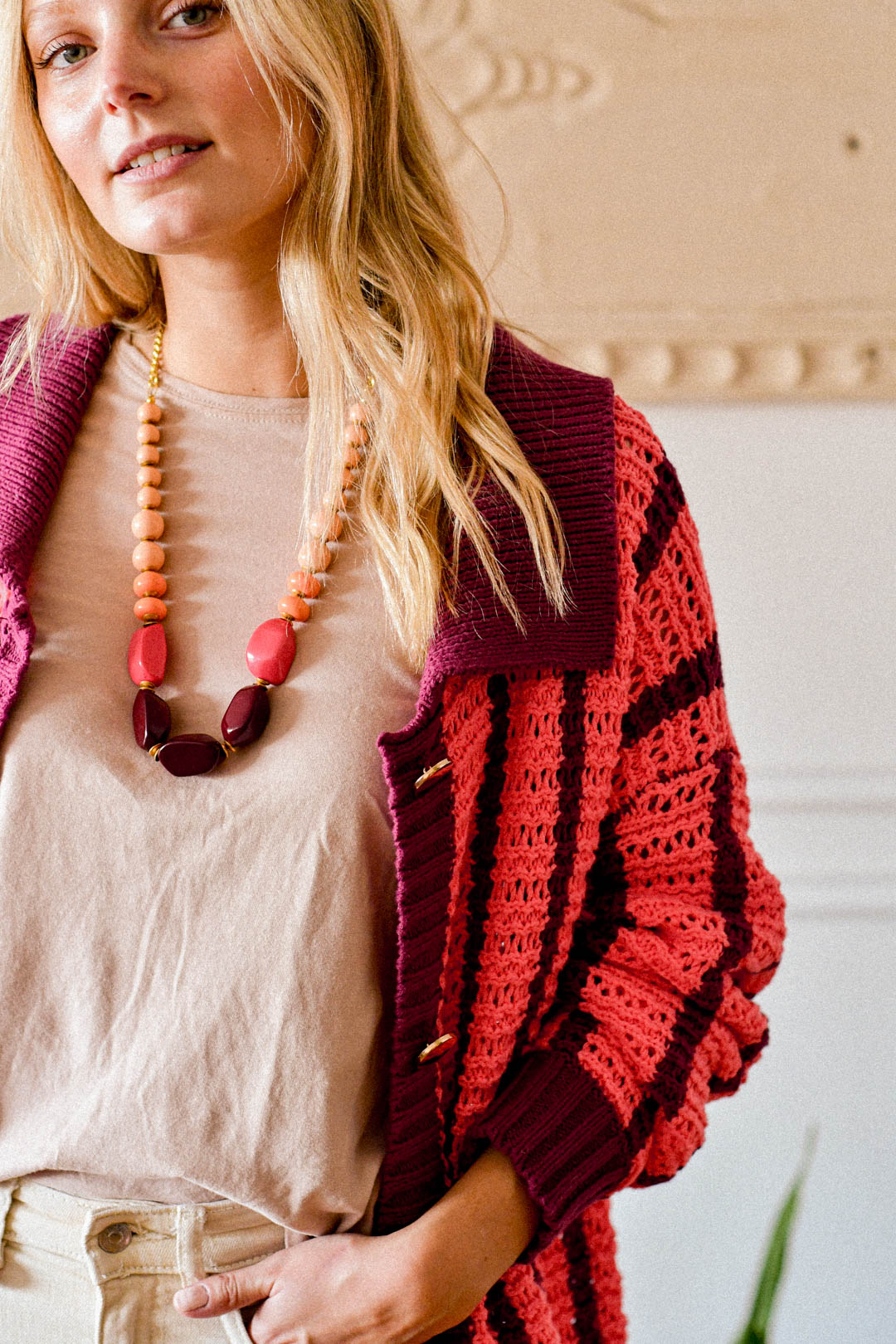 COLLAR DEGRADÉ FUCCIA