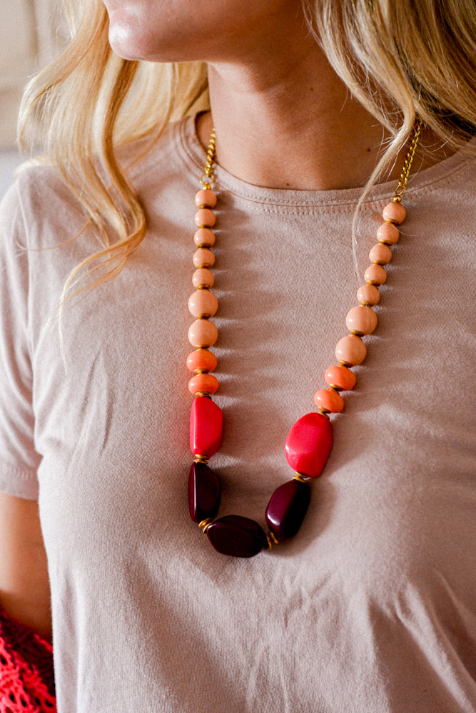 COLLAR DEGRADÉ FUCCIA