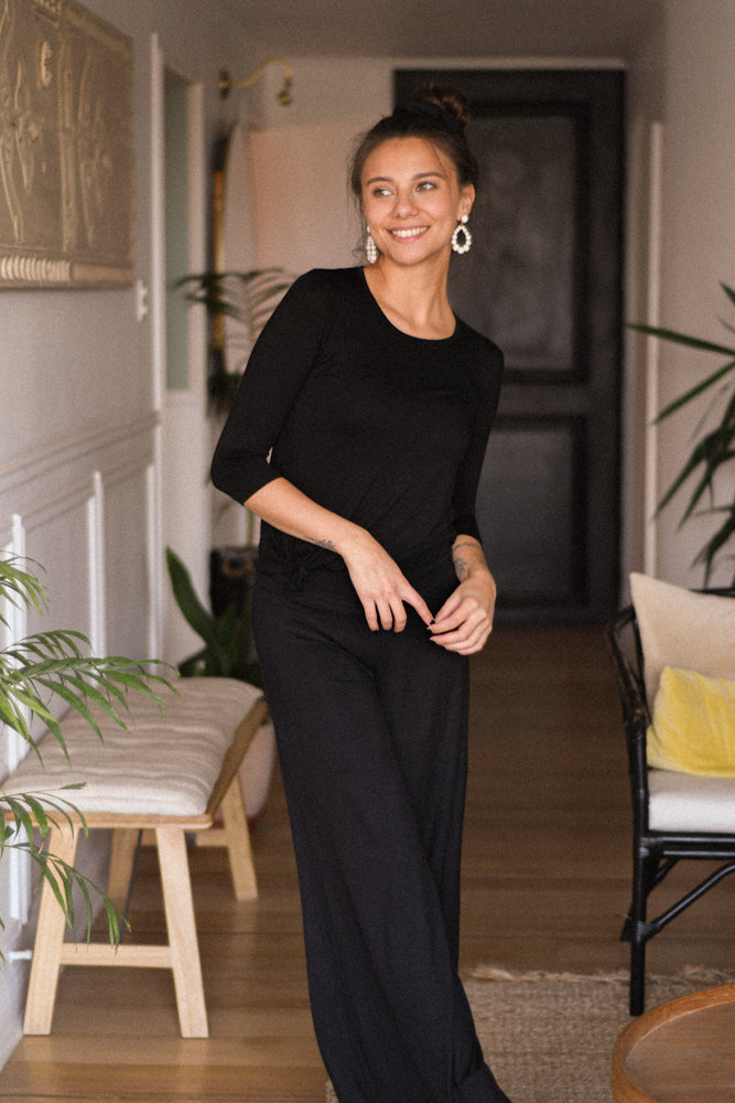Pantalón Palazzo Negro