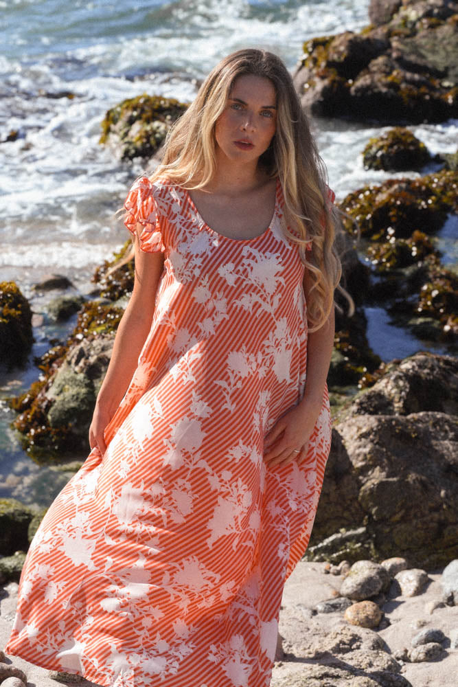 Vestido Clementa Naranja