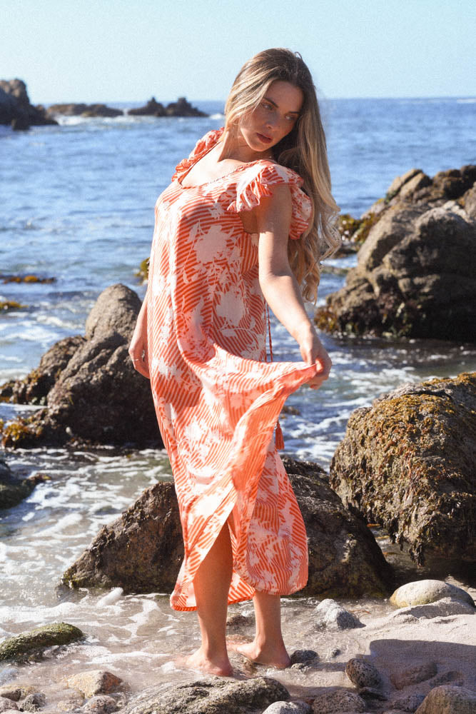 Vestido Clementa Naranja