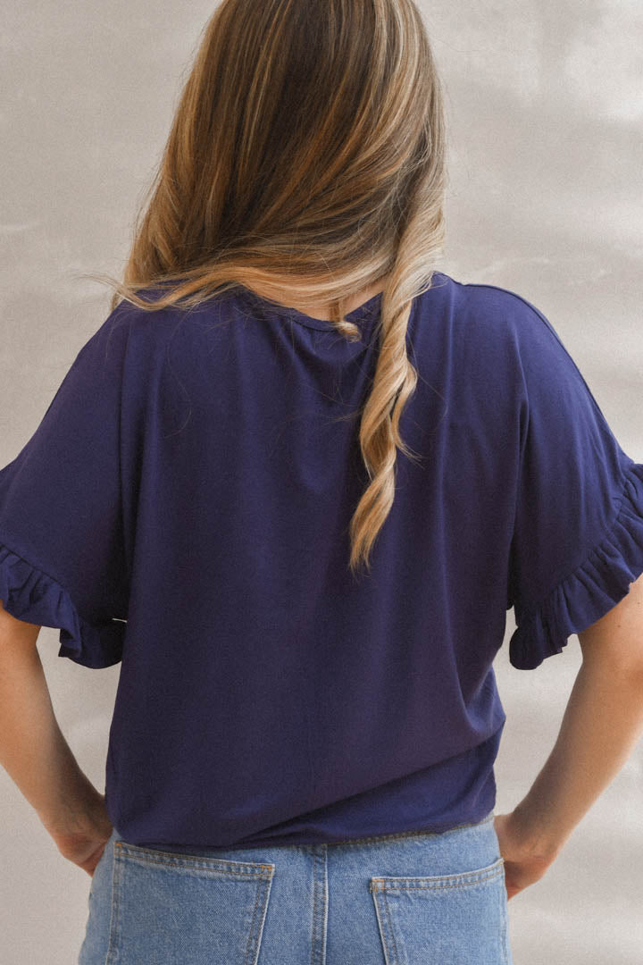 Polera Vera Azul Marino