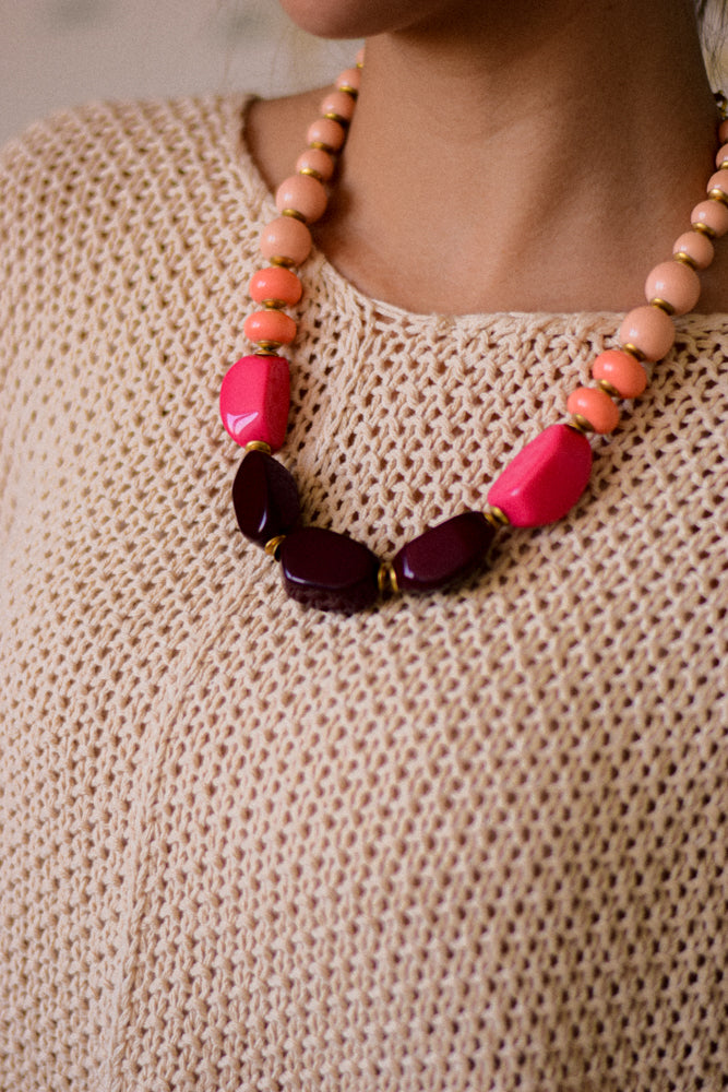 COLLAR DEGRADÉ FUCCIA