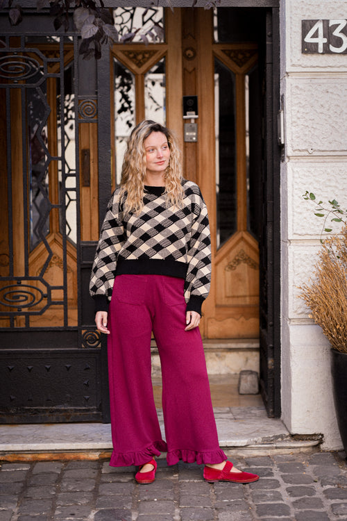 Pantalón Roberta Guinda