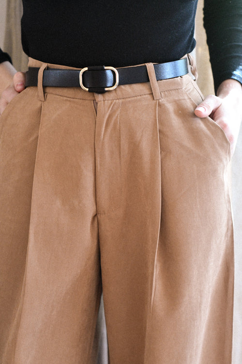Pantalón Pinza Camel
