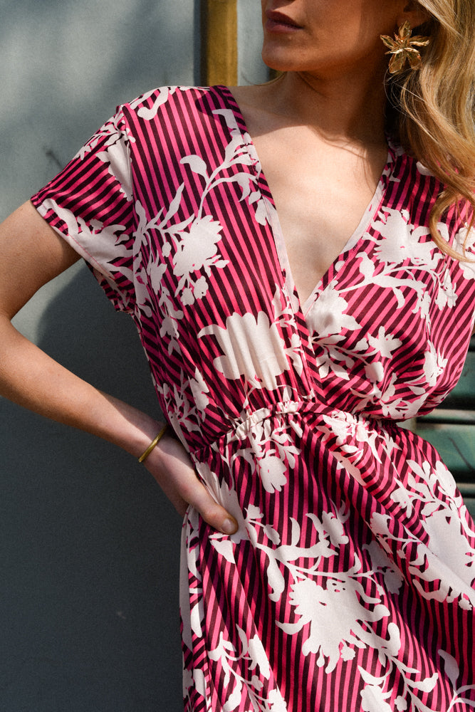 Vestido Angie Magenta