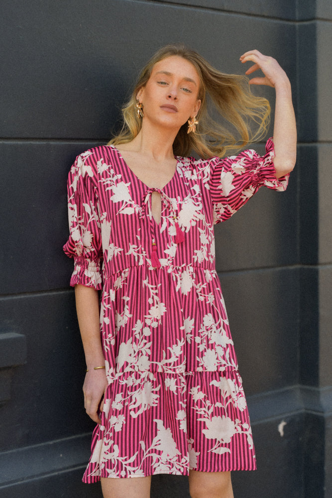 Vestido Elodi Magenta