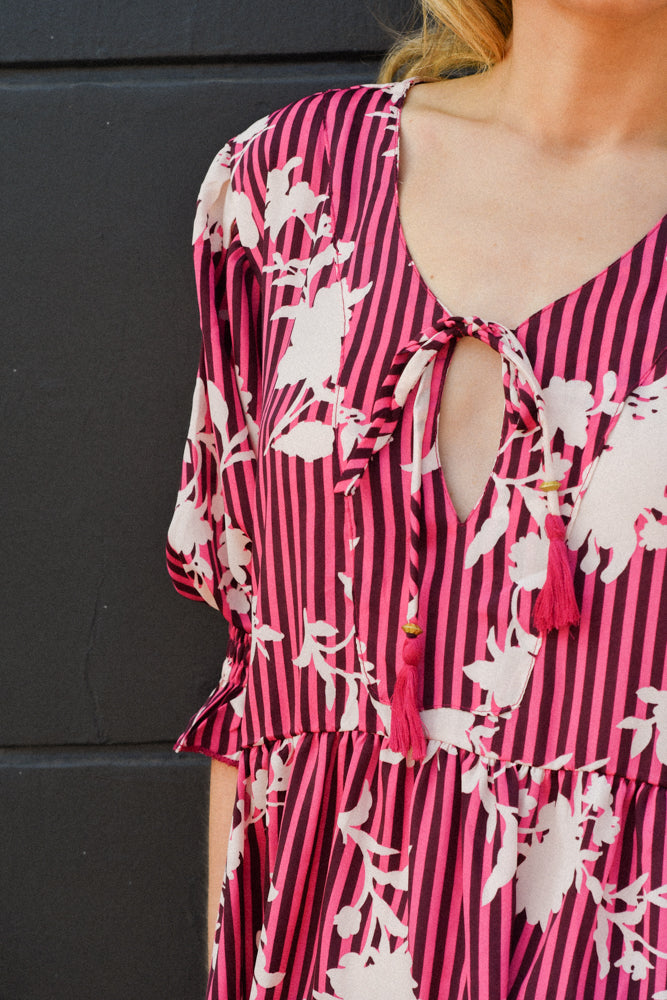 Vestido Elodi Magenta