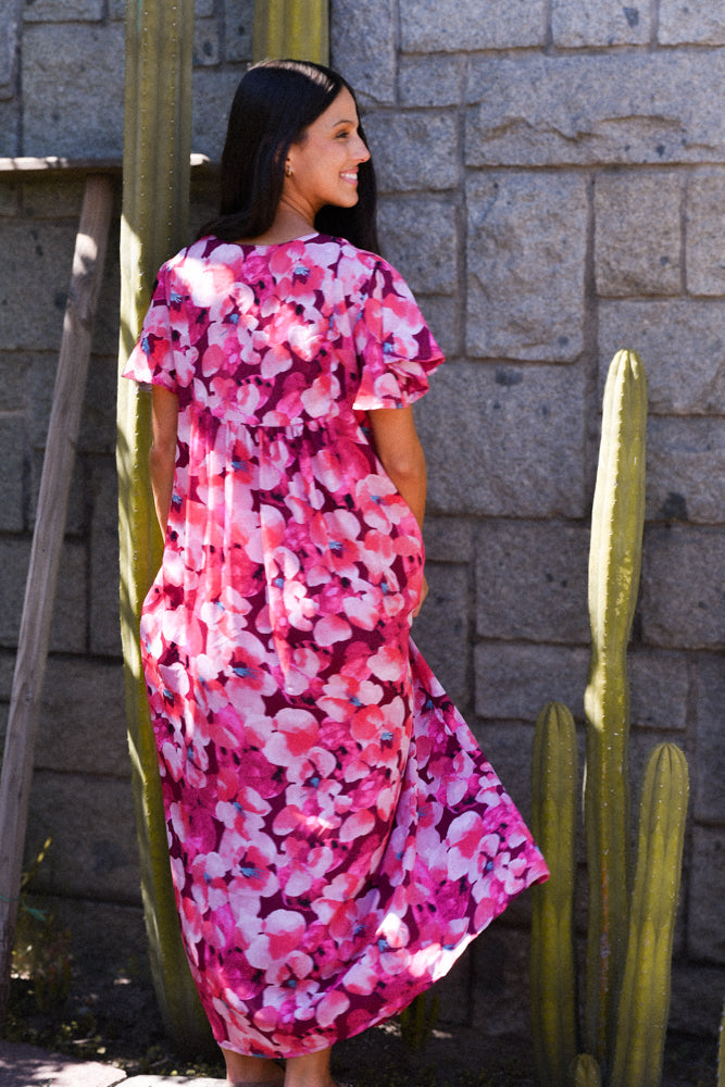 Vestido Filomena Fucsia