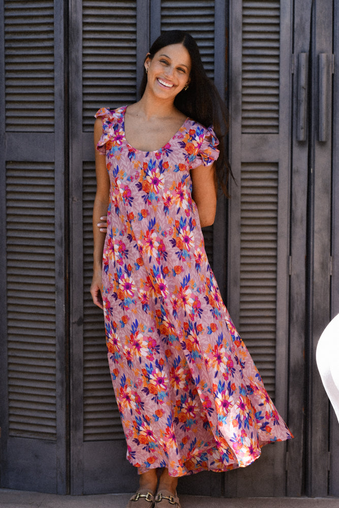 Vestido Clementa Rosa