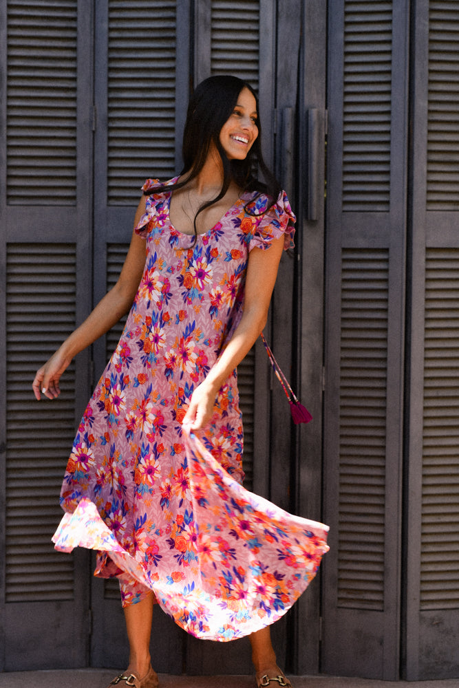 Vestido Clementa Rosa