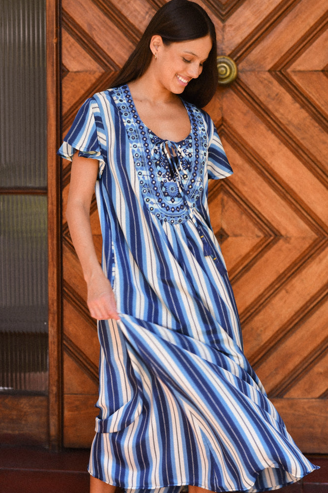 Vestido Filomena Azul