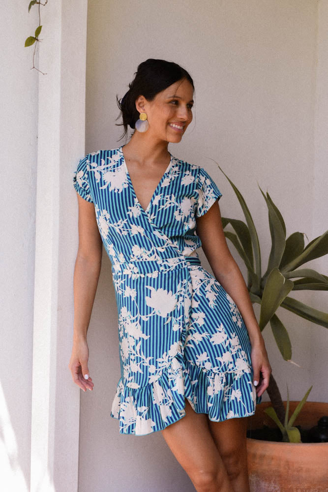 Vestido Portimao Azul