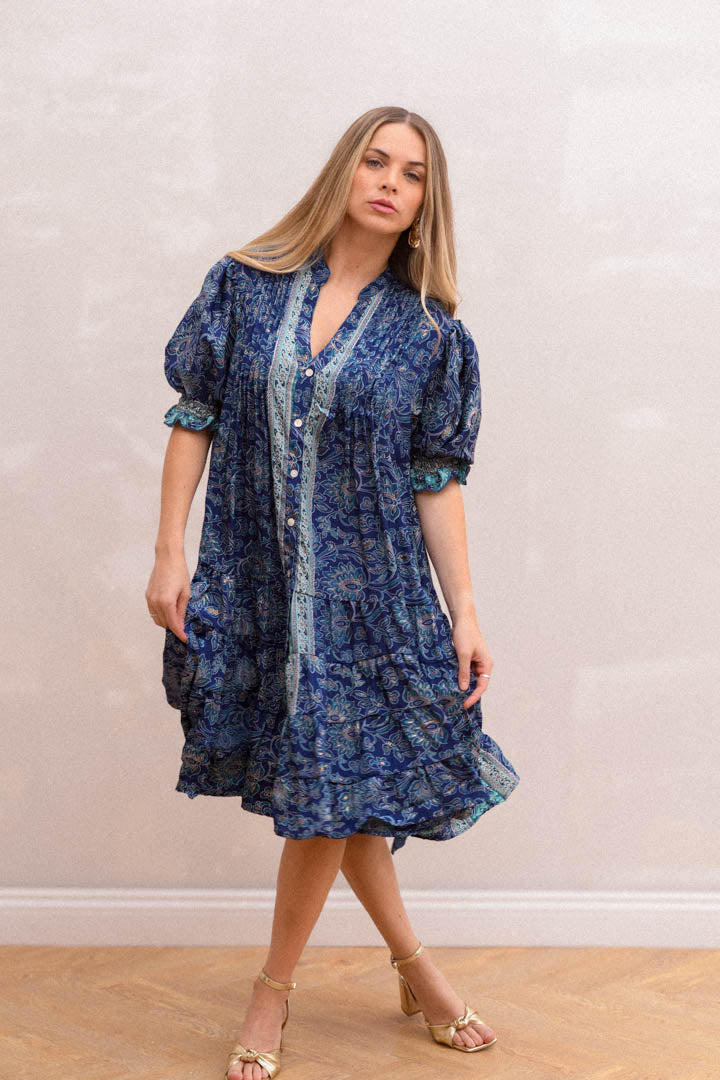 Vestido Anaya Azul Marino