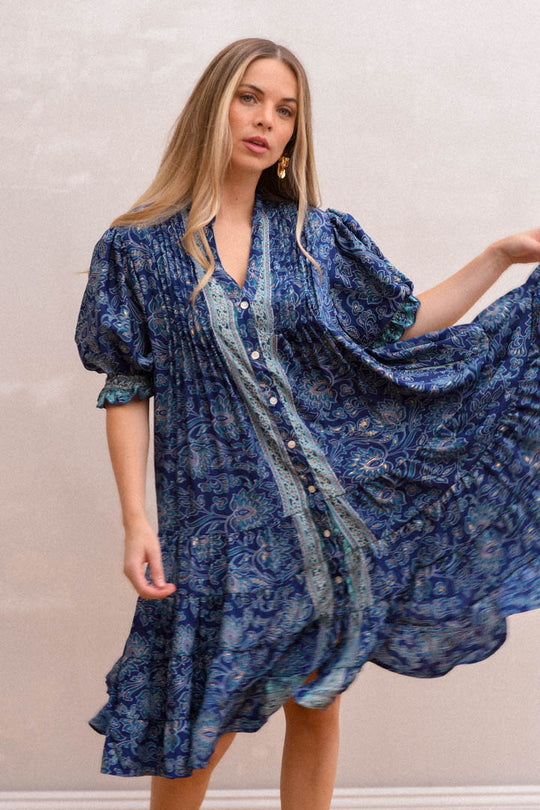 Vestido Anaya Azul Marino