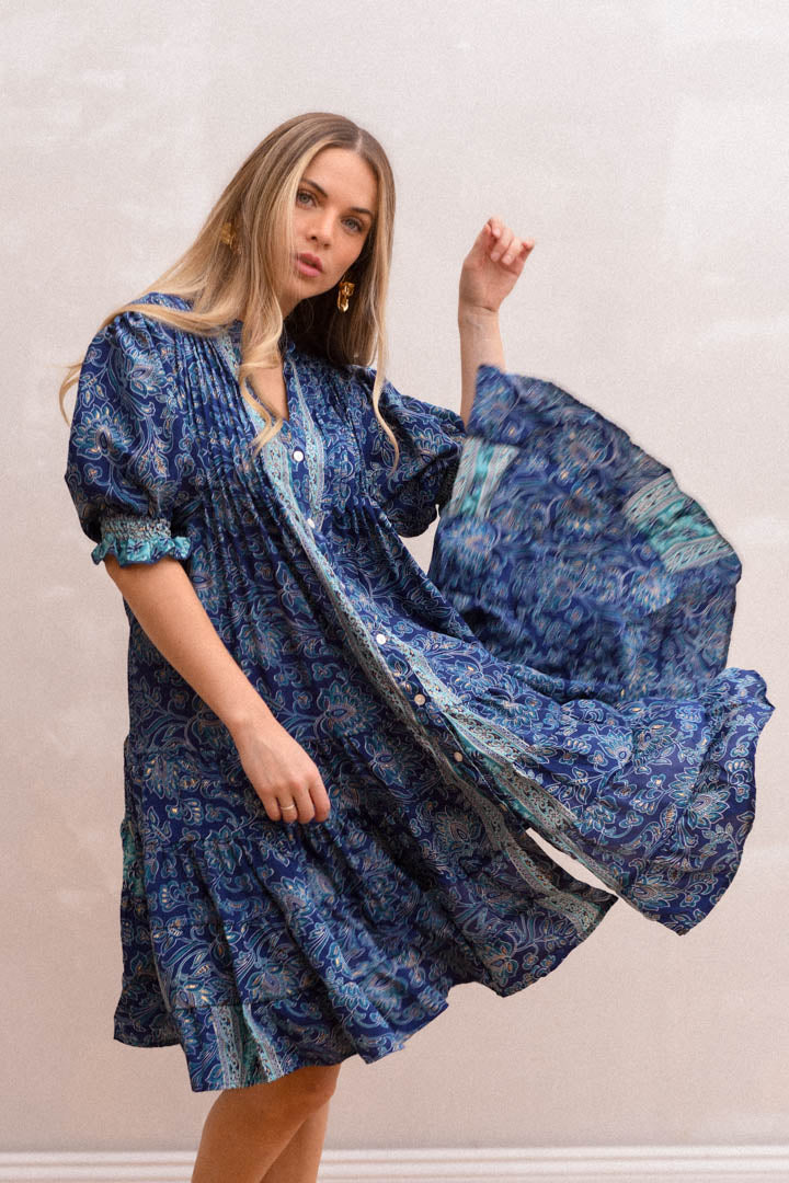 Vestido Anaya Azul Marino