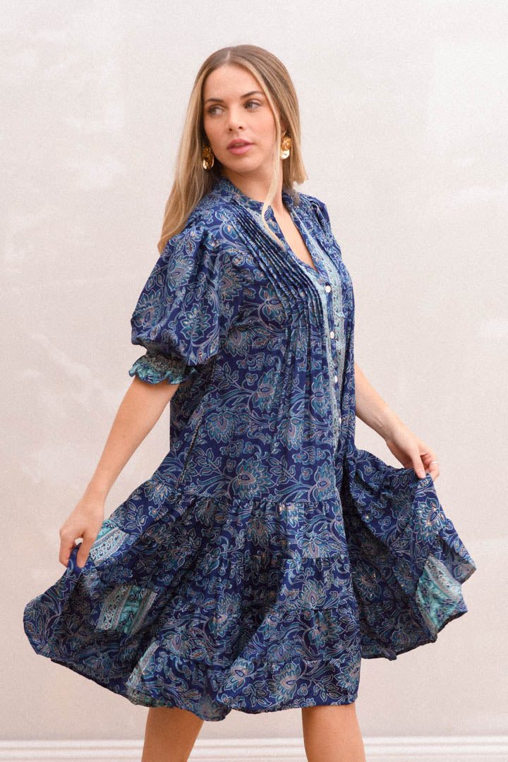 Vestido Anaya Azul Marino