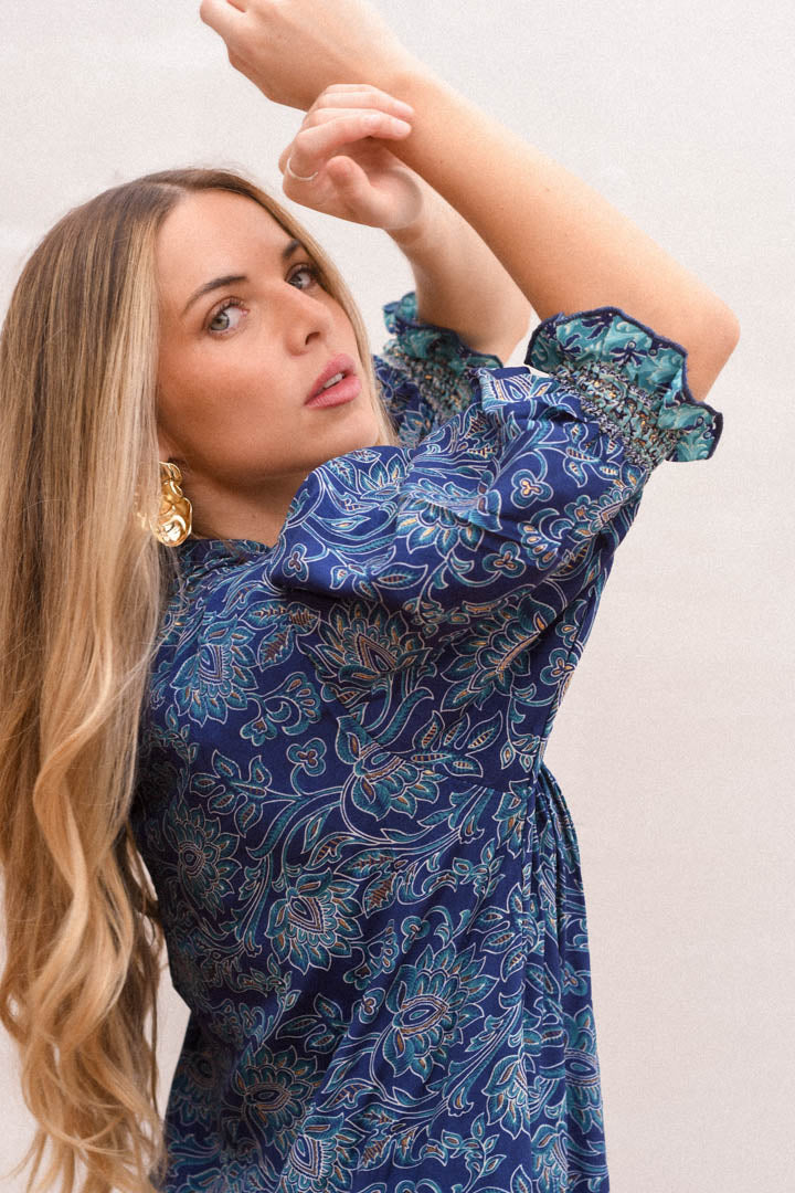 Vestido Anaya Azul Marino