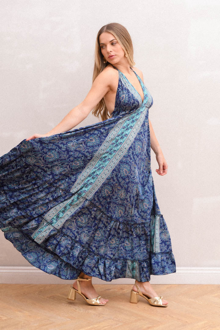 Vestido Udaipur Azul Marino