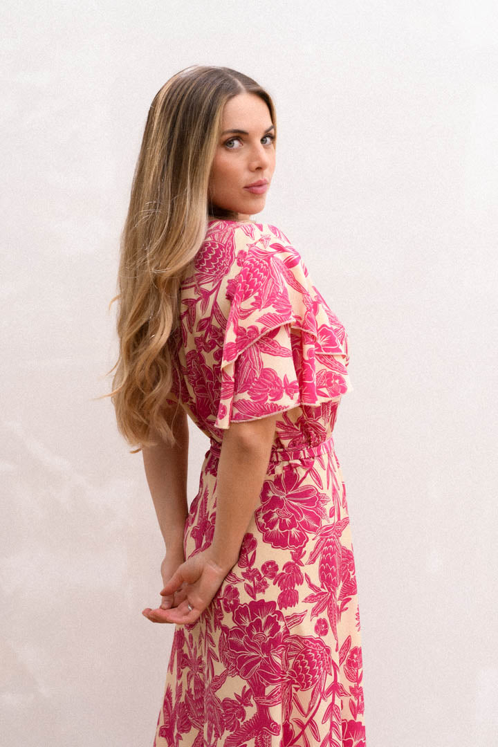 Vestido Liguria Magenta