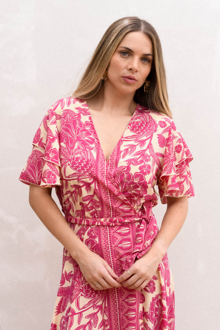 Vestido Liguria Magenta