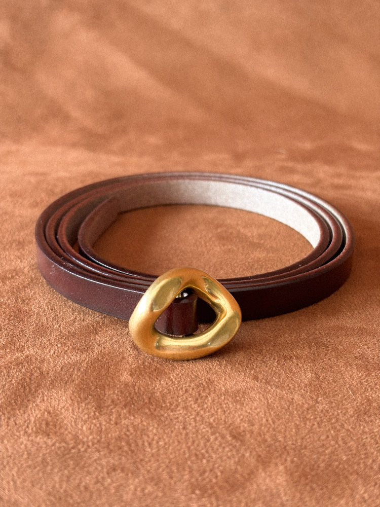 CINTURON IRENE CAFE OSCURO