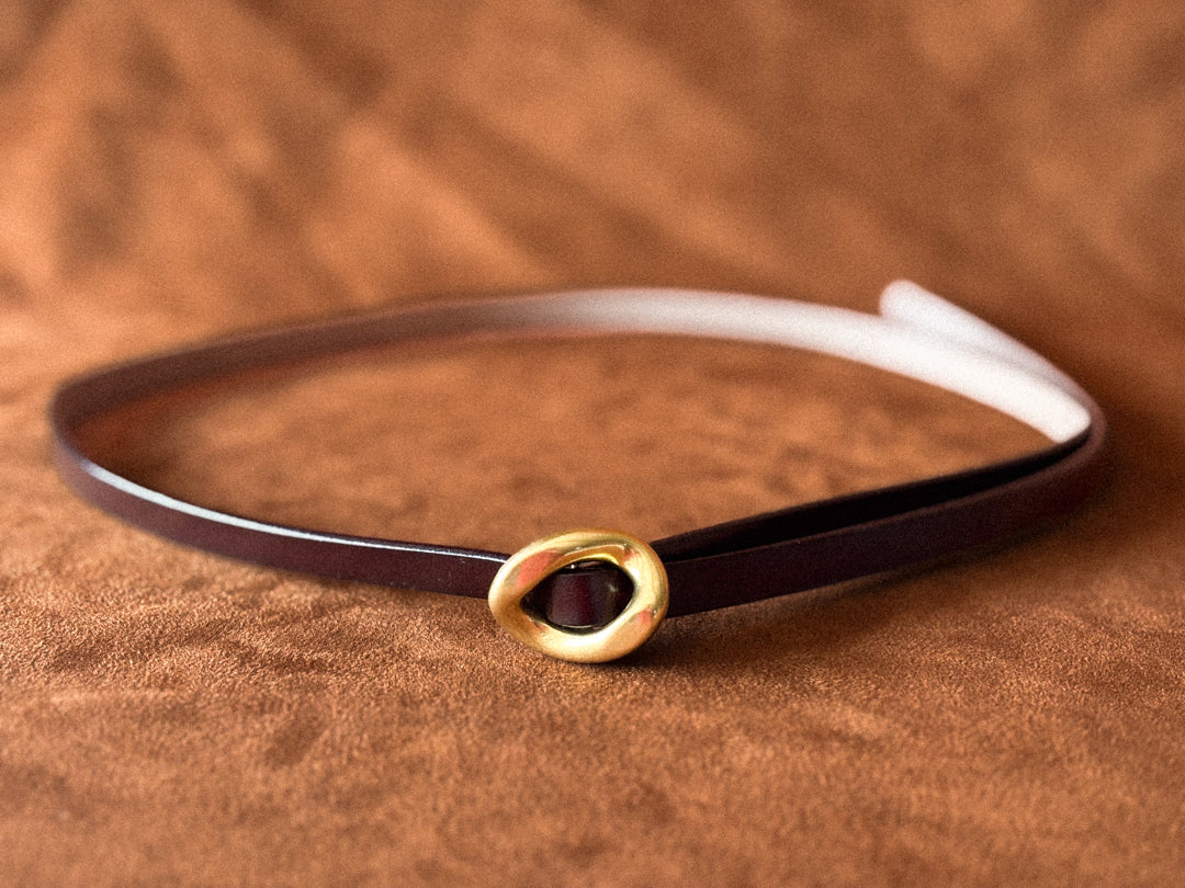 CINTURON IRENE CAFE OSCURO