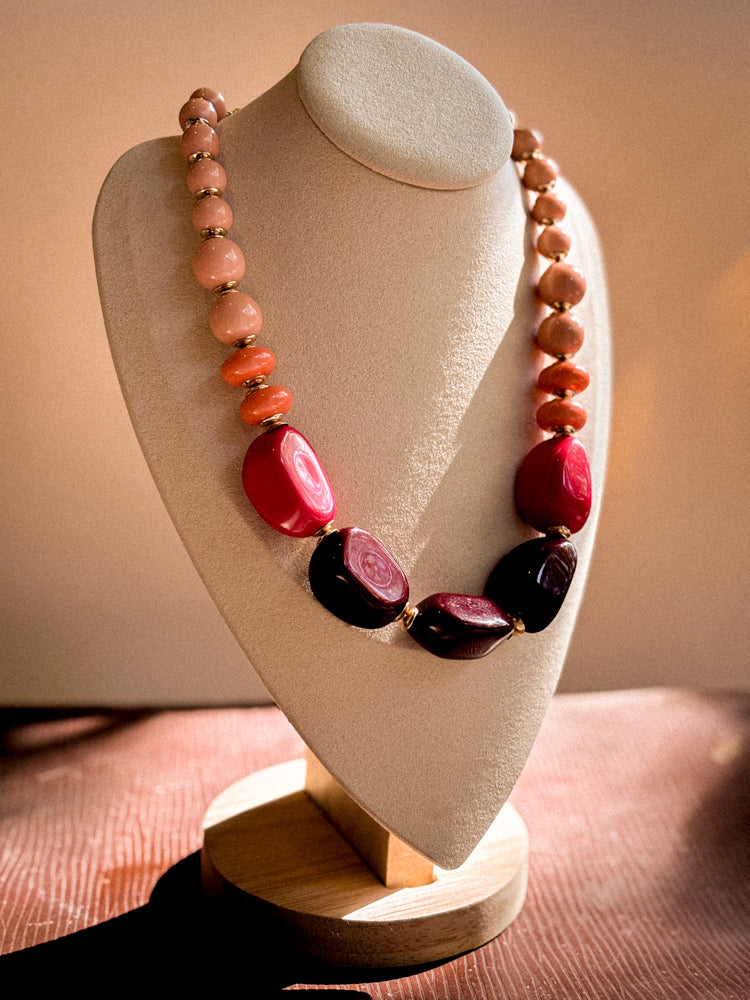 COLLAR DEGRADÉ FUCCIA