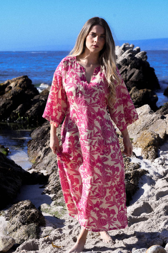 Vestido Egeo Magenta