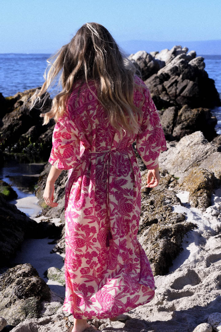 Vestido Egeo Magenta