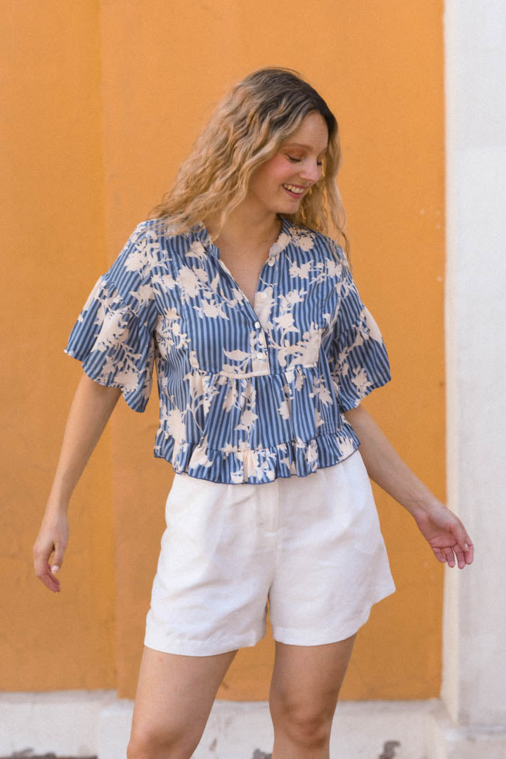 Blusa Rufina Celeste