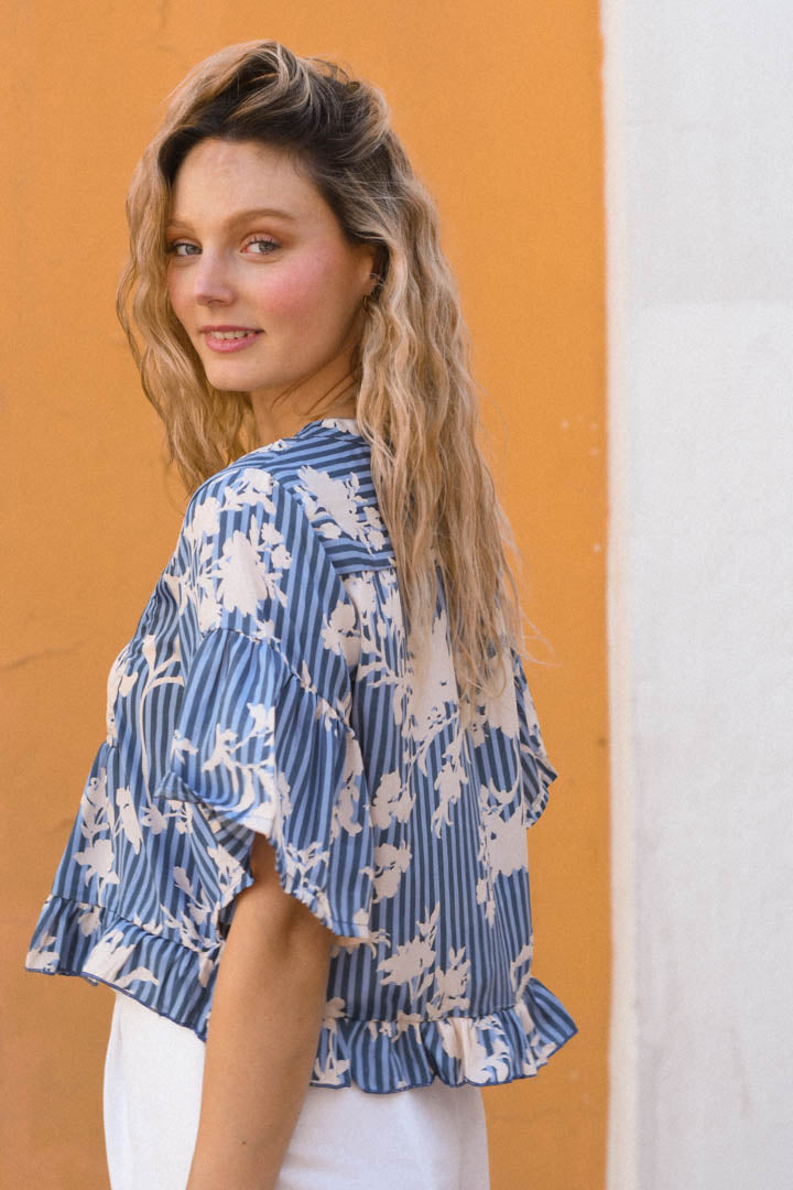 Blusa Rufina Celeste