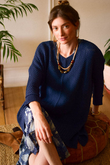 Tejido Cataluña Azul