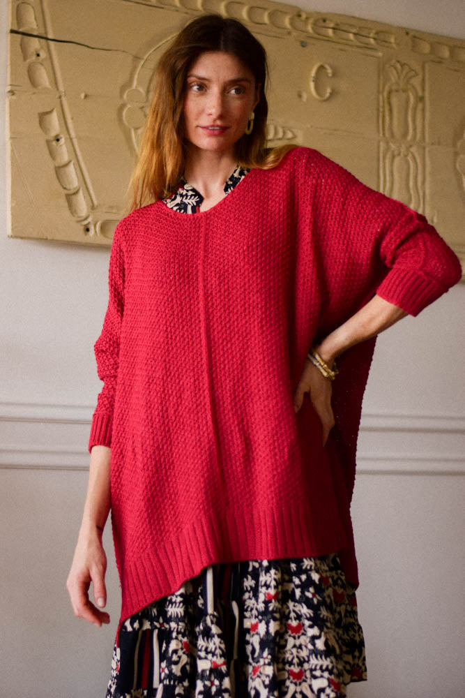 Tejido Cataluña Rojo