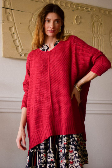 Tejido Cataluña Rojo