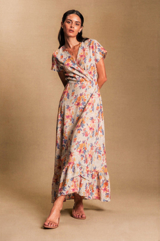 Vestido Envolvente Aqua