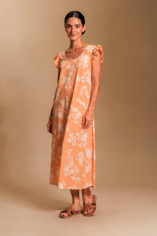 Vestido Clementa Naranja