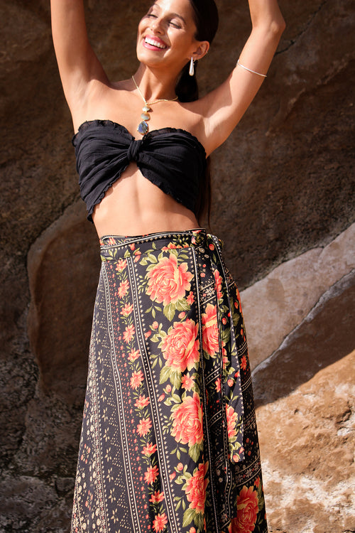 Falda Padang Negro Flores