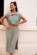 Vestido Caico Aqua