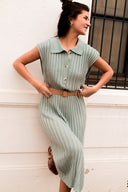 Vestido Caico Aqua