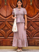 Falda Sevilla Celeste