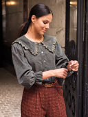 Blusa Cotelé Verde
