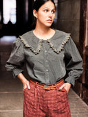 Blusa Cotelé Verde