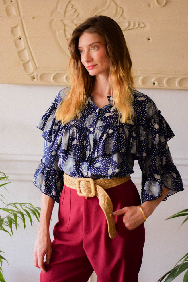 Blusa Caribe Azul