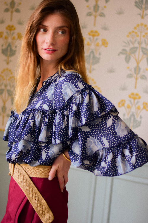 Blusa Caribe Azul