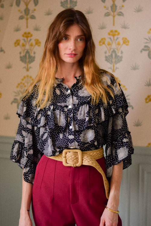 Blusa Caribe Negra