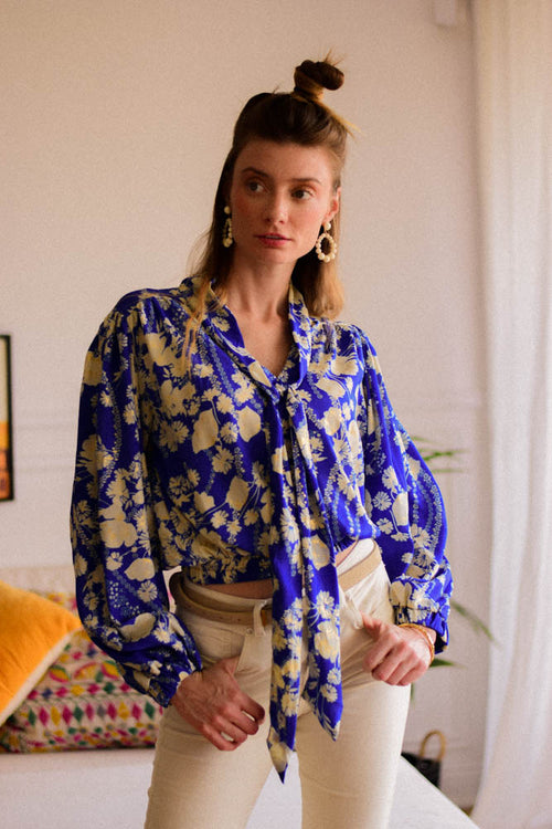 Blusa Cora Azul