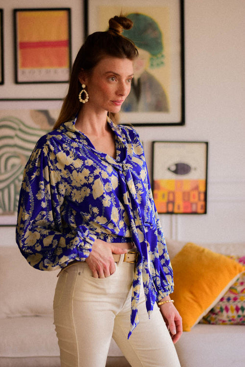 Blusa Cora Azul